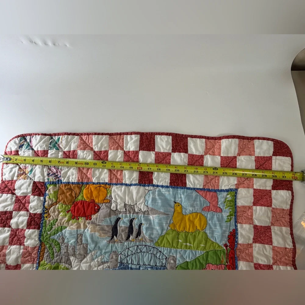 Australian Sydney Taronga Zoo Baby Crib Size‎ Quilt Decorative Blanket Animals